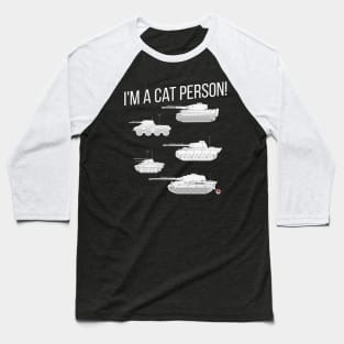 Im a cat person (5 German cats) Baseball T-Shirt